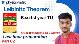 Leibnitz Theorem 02  Successive Differentiation  Bsc 1st Year TU  calculus leibnitztheorem [upl. by Atiuqram765]