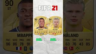 MBAPPE vs HAALAND 😱🔥 FIFA EVOLUTION  FIFA 16  FC 25 [upl. by Jada]