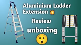 Aluminium Foldable Ladder 🪜  Ladder  Aluminium Ladder Unboxing 😮👍 [upl. by Aruat]