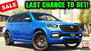 Benefactor XLS Armored LAST CHANCE TO GET this SUV in GTA 5 Online  Fresh Customization amp Review [upl. by Suilienroc371]