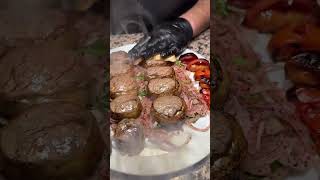 food sarma kebap gastronomi sakarma foodie lezzet yemek adana bonfile steak [upl. by Adnoluy]