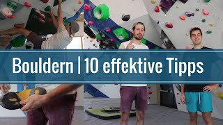 Bouldern  10 Technik Tipps amp Tricks für Anfänger [upl. by Dympha]