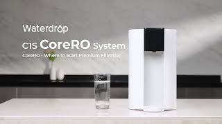 How to Install and Use Waterdrop CoreRO Basic Countertop RO System [upl. by Hagai]