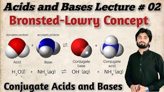 Bronsted Lowry Acid Base Concept  LowryBronsted acid base concept Lec02 acidbase [upl. by Teeniv742]