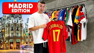 Wir suchen das SELTENSTE Fußball Trikot in MADRID [upl. by Mcfadden450]