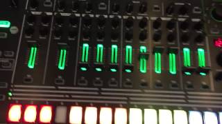 Steve Bug  Roland AIRA Tr 8 amp Cyclone Analogic Bass Bot TT303 live Jam [upl. by Ahsehyt]