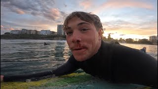 Surfing Cronulla Point WARNING BLOOD [upl. by Trebornhoj]