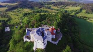 Hrad Slovenská Ľupča  DJI Slovensko DJI slovakia  castle [upl. by Alesandrini420]