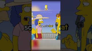 Fate of the Scammer Who Betrayed the Simpsons🥴 simpsons shorts [upl. by Darsey]