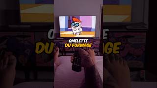 Omelette du fromage shorts dexter omelette [upl. by Einalem]