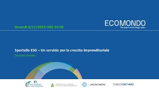 ECOMONDO 2024  ore 1430  Orizzonte 2025 a Prova di Futuro [upl. by Jecoa]