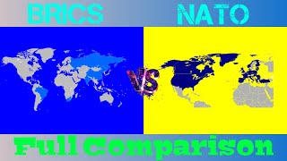 BRICS vs NATO Full Comparison  BRICS  NATO  Best country comparison  USA  China  Russia [upl. by Meta908]