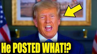 Panicked Trump Just Made THIS INSANE Post  Instant BACKLASH [upl. by Niletak100]