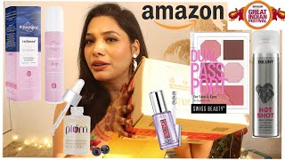 AMAZON Makeup amp Beauty Finds Under 500  Affordable Amazon Haul  Sale Live sapnaprabhat [upl. by Anidan107]