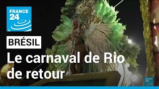 Brésil  le carnaval de Rio brille de mille feux au sambodrome • FRANCE 24 [upl. by Bonnie367]