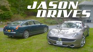 What Its Like To Drive The Two Weirdest Luxury Cars In America Right Now  Jason Drives [upl. by Ecirted]