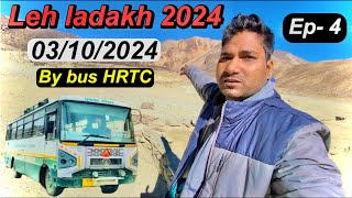 Leh Ladakh 📍🏔️  Ep 4  Leh to Manali  by Hrtc bus  Sonam Wangchuk  Lockdown [upl. by Nosretep629]