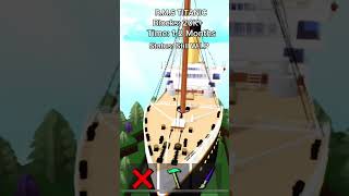 Titanic in Build a Boat for Treasure Part 2 titanic britannic lusitania olympic [upl. by Aerona]