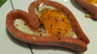 Valentines Day Brunch  Sausages amp Tomato Hearts [upl. by Fernandina]