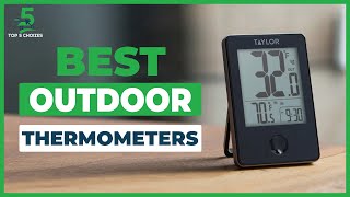 The 5 Best Digital Indoor Outdoor Thermometers 2022 [upl. by Richey]