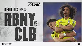 New York Red Bulls vs Columbus Crew  Full Match Highlights  Decision Day 2024 [upl. by Hock]