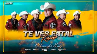 Te Ves Fatal  Karaoke  El Trono De Mexico [upl. by Dever]