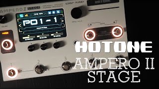 Hotone Ampero II Stage CDCM HD Gen 2 Amp Modeler  Effects Processor Stereo [upl. by Antonino904]