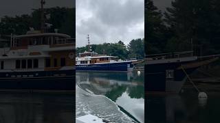 46m super yacht Nadan Sheepscot River maine yacht ship superyacht luxury beauty charter [upl. by Aicilra]