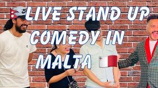 NonStop LaughsNepali Live Comedy Show in 🇲🇹BHARATMANI33 ​kailashkarkiofficial SumanKarki [upl. by Letsyrk127]