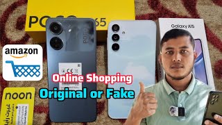 noon amp amazon online shopping mobile original or fake [upl. by Swain267]