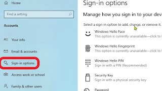 Windows 10 Sign in Options Freezing Hang Slow Loading  SOLVED [upl. by Linnet653]