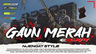 DJ GAUN MERAH  Bass Njengat Jinggle karnaval BBM Audio Malang ft SR Music [upl. by Oremodlab]