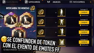 LLEGA EL EVENTO FIESTA DE EMOTES GRATIS CON BUG DEL TOKEN DORADO en FREE FIRE LATAM 😳 bug error [upl. by Mayda592]