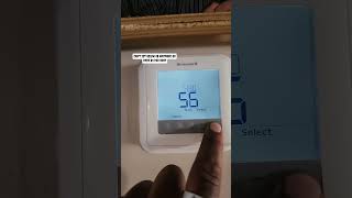 Setting minimum and maximum temperature on the thermostat hvac airconditioner thermostat money [upl. by Aliuqat429]