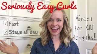 How To Curl Your Hair So it STAYS Beginner Friendly [upl. by Fitalludba]