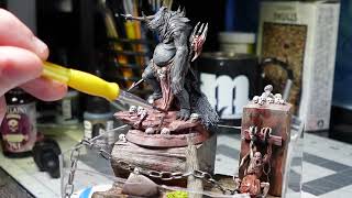 Miniature Painting and building a Grimdark Diorama [upl. by Arlyne]