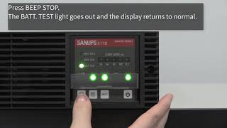 SANUPS E11B  Battery Test [upl. by Kcireddor]