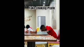 Fake Choking Prank prank choking Choking [upl. by Grosz]