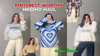 Winter Haul PinterestWorthy Meesho Finds meeshowinterhaul meeshohaul [upl. by Llirret]