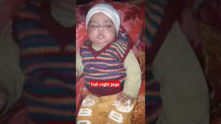 sara din soye full night jage🤱😪😱cute babygirl siddhi shorts trend [upl. by Klatt]