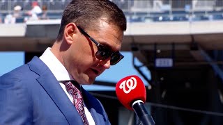 Ryan Zimmerman Jersey Retirement Speech  Ryan Zimmerman Weekend 2022 [upl. by Aaron]