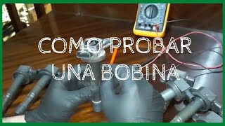 COMO PROBAR FACILMENTE UNA BOBINA INDIVIDUAL DE 4 PINES O 4 CABLES [upl. by Yrocal]