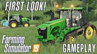 Farming Simulator 19  First Look Gameplay [upl. by Hazlett]