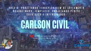 AULA 31  PROJETANDO TERRAPLENAGEM NO CARLSON CIVIL 2025 [upl. by Lear]