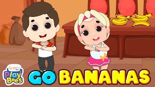 Go Bananas Peel Bananas  Fun Rhyme for Kids [upl. by Esiuolyram]