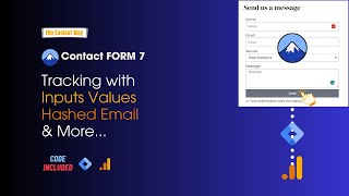 Contact Form 7 Tracking with Google Tag Manager and Google Analytics including input values [upl. by Atiz]