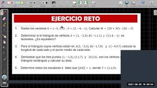 ESPACIO VECTORIAL EN R3  IMI [upl. by Maiah]