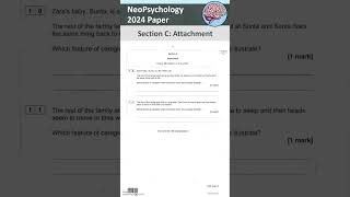 AQA Alevel Psychology 2024 Paper 1 Attachment [upl. by Salvucci]