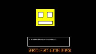 Geometry Dash In UNDERTALE    Underdash Au [upl. by Homovec]