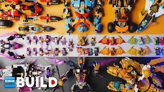 LEGO Speed Build All Ninjago Crystalized Sets Compilation 2022  Beat Build [upl. by Nod]